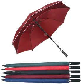 30" x 8 Pongee Golf Auto Umbrellas
