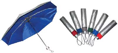 21 UV solid Econ mini umbrellas