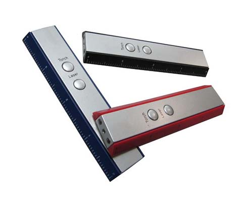 Ruler w/ LED Light & Laser 