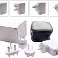 White 4 USB TRAVEL Adaptor
