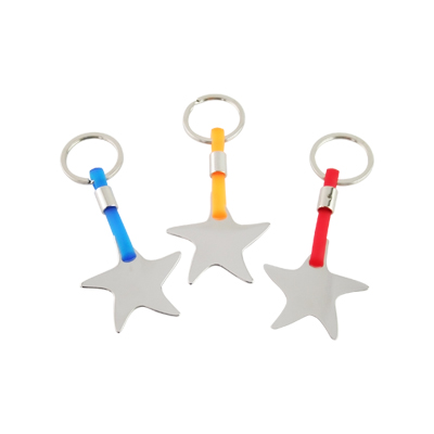Sea Star Metal Keychain