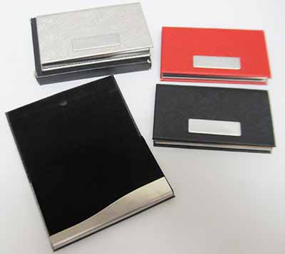 PU Sleek Name Card Holder
