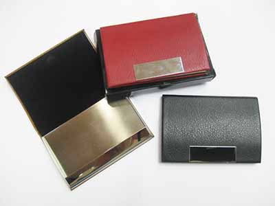 PU Leather Name Card Holder