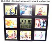 Photoframe with Clock