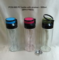 PC Bottle w/ Strainer