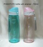 PC Bottles w/ Strainer - 750ml