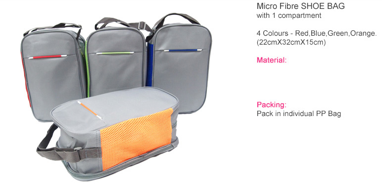 Micro Fibre Shoe Bag
