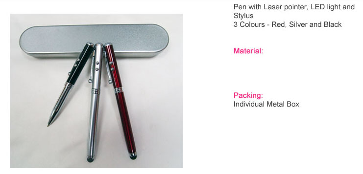 Stylus Laser / Led Pen