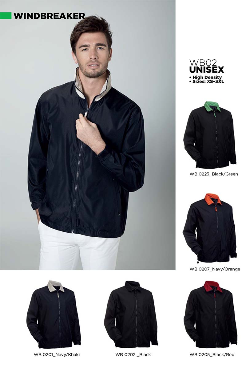 WB02 Single Sided Windbreaker