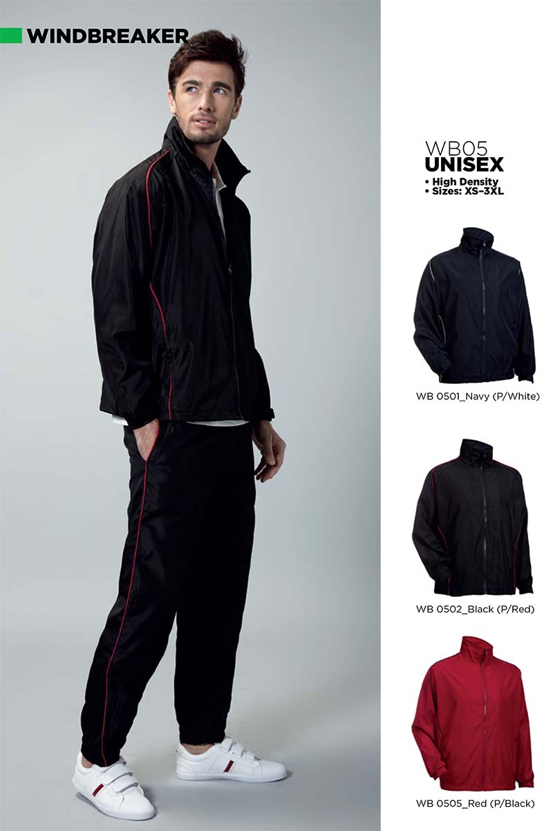 WB05 Single Sided Windbreaker